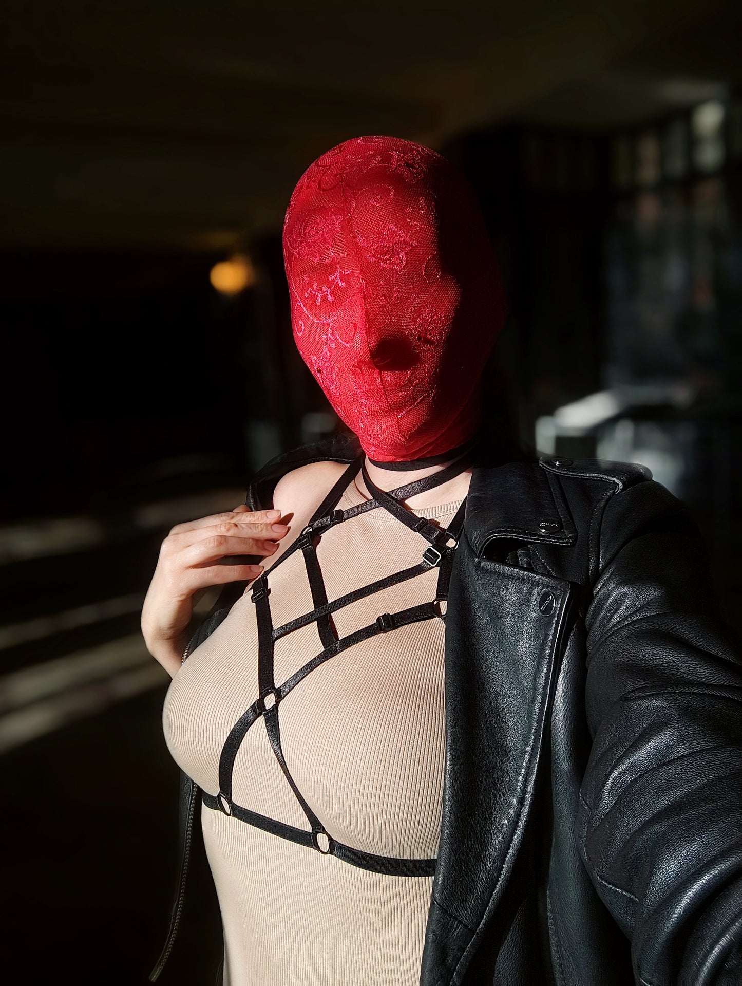 Harness outfit aesthetic, Body harness, Ribbon harness, Harness bra, Chest harness, Women harness, Harness lingerie, Open bra