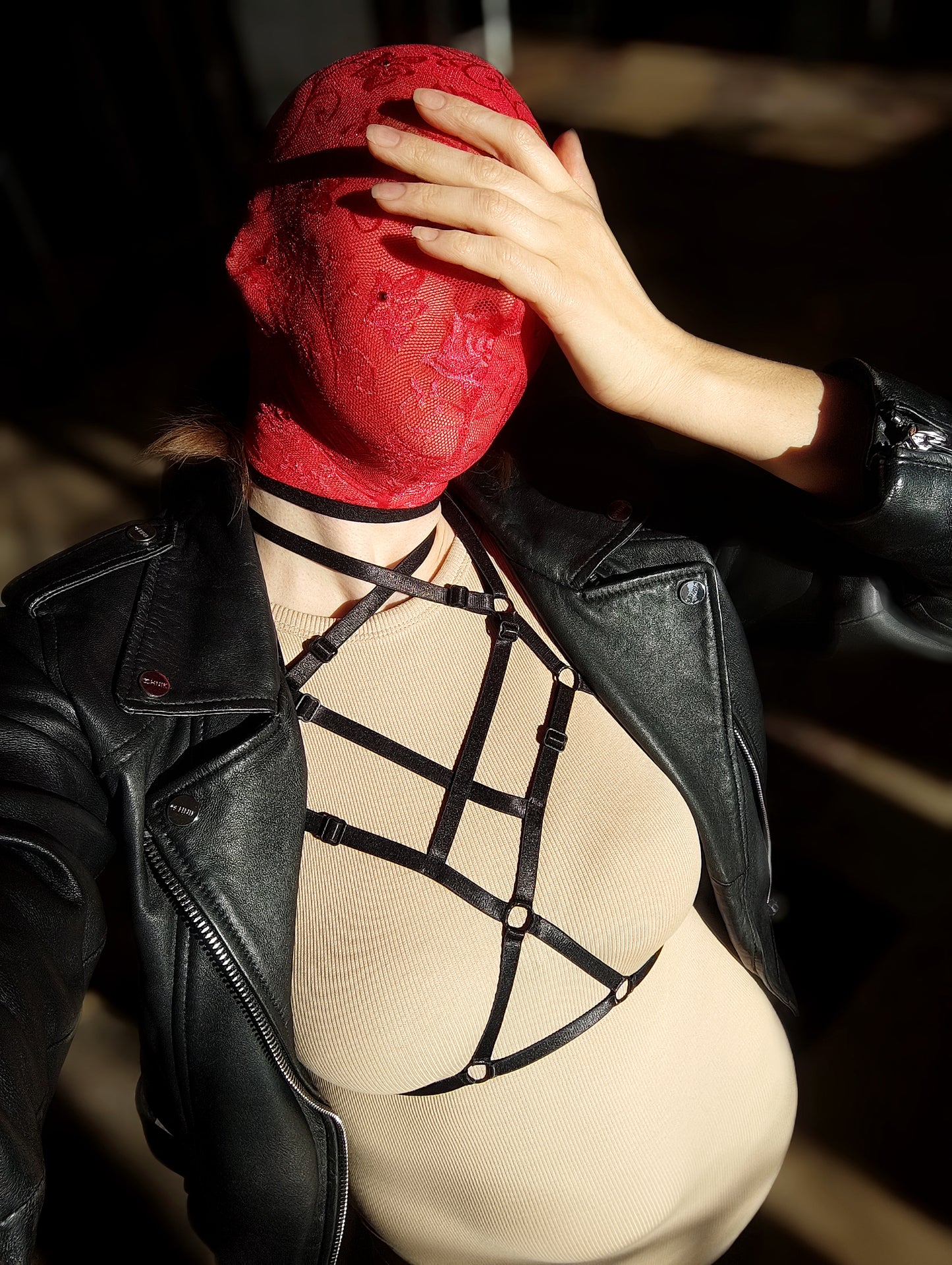 Harness outfit aesthetic, Body harness, Ribbon harness, Harness bra, Chest harness, Women harness, Harness lingerie, Open bra