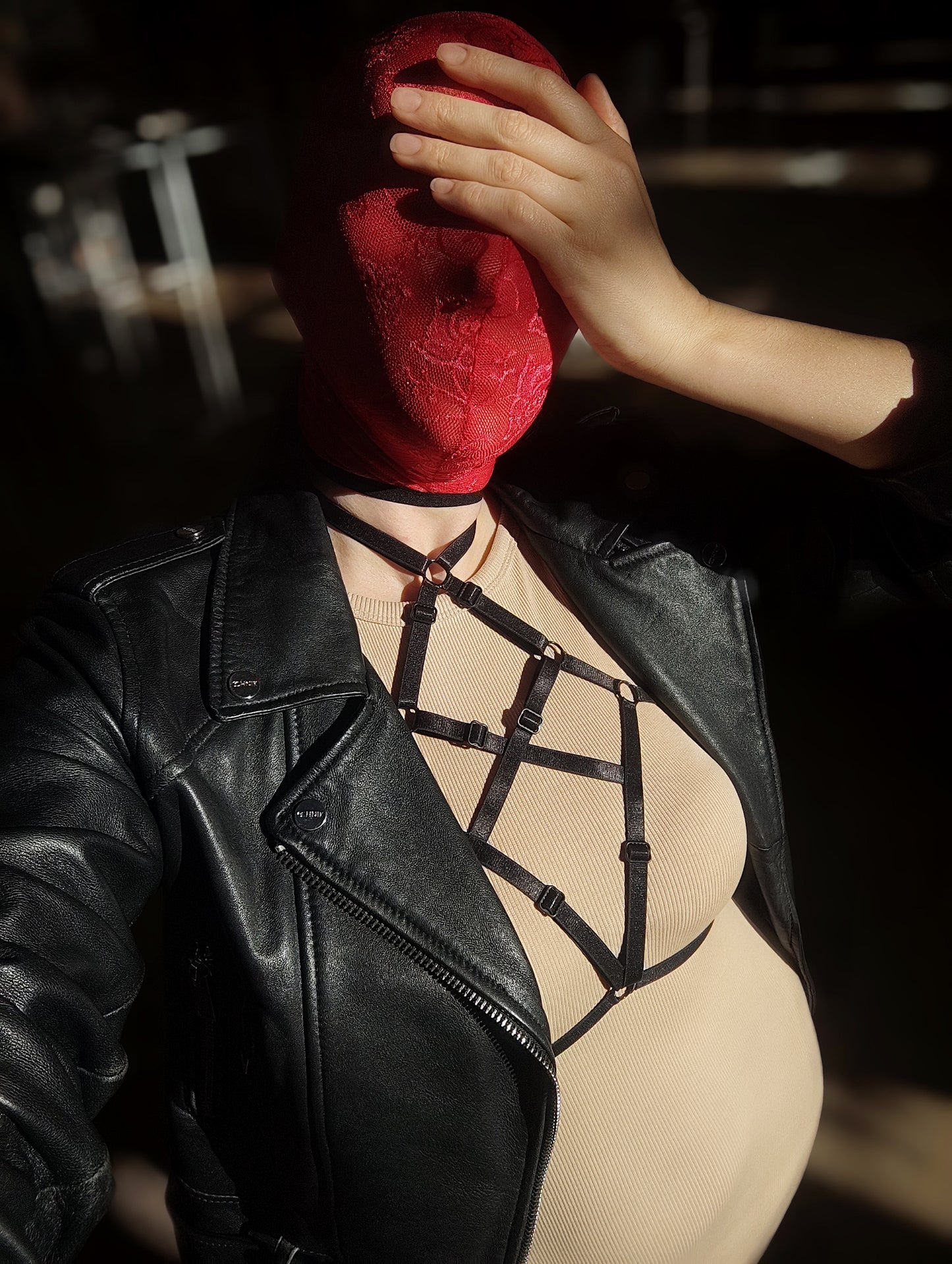 Harness outfit aesthetic, Body harness, Ribbon harness, Harness bra, Chest harness, Women harness, Harness lingerie, Open bra